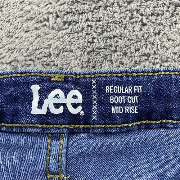 Lee Women's Dark Blue Boot Cut Jeans - Picture 8 of 12